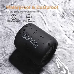 Портативна колонка Sanag X6S чорний - мініатюра 7