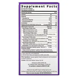 Жирні кислоти New Chapter Wholemega Fish Oil 60 капсул - мініатюра 4