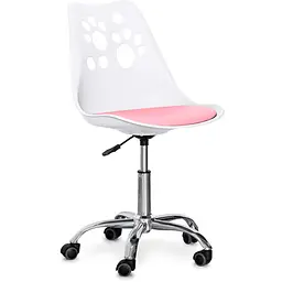 Дитяче крісло Evo-kids Indigo White / Pink (арт H-232 W/PN)