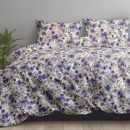 Комплект постільної білизни Home Line євро бязь Акварельне захоплення (187472)