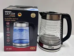 Електрочайник Domotec MS-7943 з підсвічуванням боросилікатне скло 1,7 л 1500 Вт (47552-7943_424) - мініатюра 5