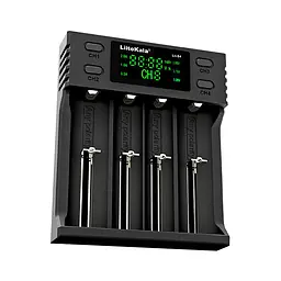 Розумна зарядка для чотирьох акумуляторів АА та ААА 18650 LiitoKala Lii-S4