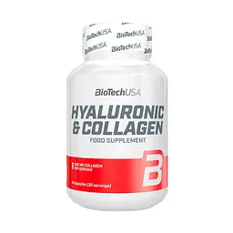 Колаген BiotechUSA Hyaluronic & Collagen 30 капсул