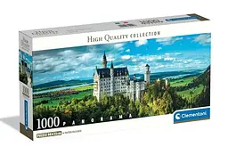 Пазл Clementoni High Quality Collection: Замок Нованшванштайн, Німеччина (High Quality Collection - Neuschwanstein Castle Panorama Puzzle - 1000 pcs.), 1000 ел. (панорама) (39940)