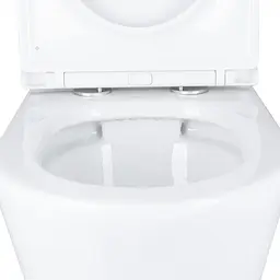 Унітаз підлоговий Qtap Dove Rimless безобідковий з сидінням Soft-close White QT06228380BW, Білий - мініатюра 5