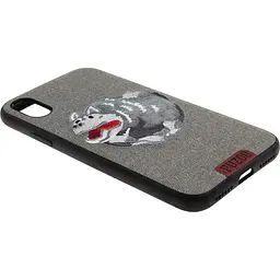Чохол-накладка PUZOO TPU+TPU with stitchwork craft Ballon Dog iPhone X Grey - мініатюра 5