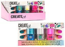 Набір лаків для нігтів Create it! Русалочка, 3 шт. (84134) - мініатюра 4