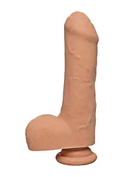 Фалоімітатор необрізаний Doc Johnson The Uncut D 7 Inch With Balls, 17.8х4.5 см (тілесний)