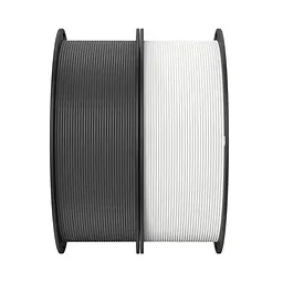 Пластик для 3D-принтера Creality PLA 2x1кг, 1.75мм, white+black (3301010337) - мініатюра 4
