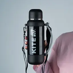Термос Kite 1200 мл, чорний (K25-1225-1) - мініатюра 7