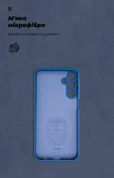 Чохол ArmorStandart ICON для Samsung A15 4G (A155) / A15 5G Camera cover Dark Blue - мініатюра 4