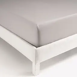 Простирадло на резинці з наволочкою Penelope - Laura light grey світло-сірий 100x200+50x70 - мініатюра 4