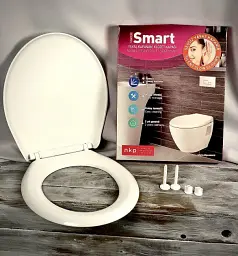 Сидіння для унітазу з мікроліфтом NKP Smart 0303 Soft Close з термопласту