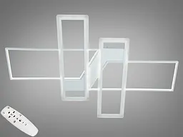 Стельова LED-люстра з пультом 100 ВТ Diasha 5601/B WH