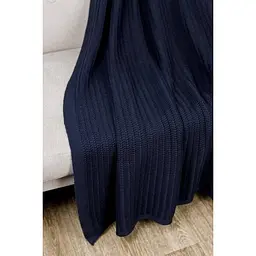 Плед Прованс Cotton 120х200 см синій (39530) - мініатюра 2