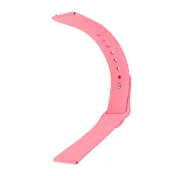 Ремінець Silicone 20 мм Watch Active/Galaxy S4 42 мм/Gear S2/Xiaomi Amazfit Bright Pink