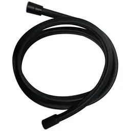 Шланг для ручного душу Qtap Hadice 1600 мм прямокутний QTHADPVCSQ160B Black Matt
