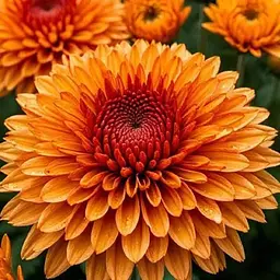 Хризантема мультифлора куляста "Flam Orange" (189665) 1 саженец