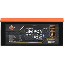 Акумулятор LogicPower LiFePO4 76.8V [76.8V/50Ah/3840Wh] [38436] [151994] - мініатюра 2