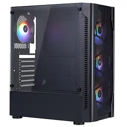 Корпус 1stPlayer D4-BK-4F1 Black без БЖ (D4-BK-4F1) - мініатюра 9