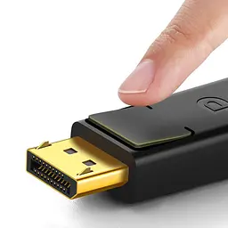 Кабель Ugreen DisplayPort M - M V1.2 Cable 4K 60Hz 2K 144Hz 3m DP102 чорний - мініатюра 3
