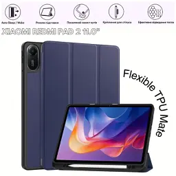 Чохол до планшета BeCover Flexible TPU Mate Xiaomi Redmi Pad 2 11.0" Deep Blue (715597) - мініатюра 5