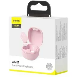 Навушники бездротові Baseus Bowie WM01 рожеві NGTW370004 - мініатюра 9