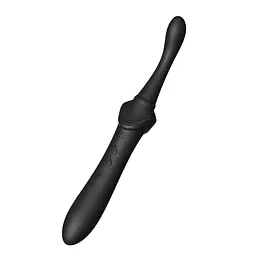 Мультифункціональний вібратор Zalo - Bess 2 Obsidian Black, 4 насадки, підігрів - мініатюра 7