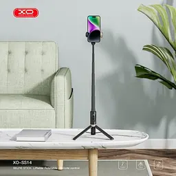 Монопод XO SS14 Integrated Hidden Reinforced Tripod 72см Чорний - мініатюра 5