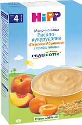 Набір: молочна каша HiPP Рисово-кукурудзяна Персик-Абрикос 250 г + Органічна каша HIPP  Молочна зі Спельти На добраніч 190 г - мініатюра 2