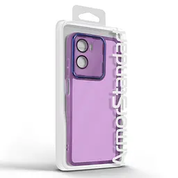 Защитный чехол для Motorola G05/E15, Shade, фиолетовый, TPU+PC, матовый, защита всего корпуса, панель-накладка, противоударный, с высокими бортами, амортизирует удары при падениях, ArmorStandart (ARM87419) - мініатюра 3