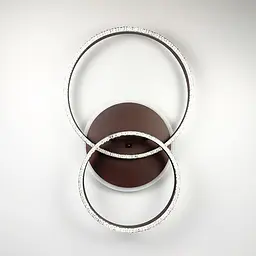 LED люстра кольору coffee із золотистою фурнітурою Line.F A 55061/2B RGB CF