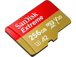 Карта пам'яті SanDisk Extreme microSDXC UHS-I U3 V30 A2 256 GB (SDSQXAV-256G-GN6MN) - мініатюра 2
