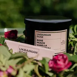 Свічка ароматизована велика Ukrainian Rose 400 мл - мініатюра 3