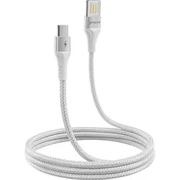 Кабель Double Way Weft USB-A to Micro-USB 1m White [CCDW20001302] [133326] - мініатюра 3