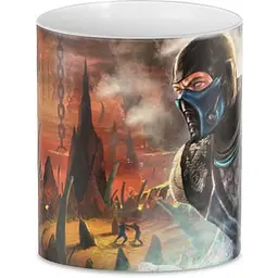 Кухоль GeekLand Mortal Kombat Мортал Комбат фан арт MK.02.47 330 мл білий - мініатюра 3