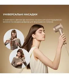 Фен Dreame Hair Glory Xiaomix High-speed Hair Dryer AHD18 Black - мініатюра 6