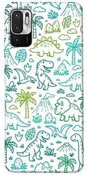 TPU чохол Demsky Dino pattern для Xiaomi Redmi Note 10 5G