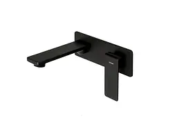Змішувач для умивальника прихованого монтажу Corsan Trino black mat CMB7115BL Чорний матовий