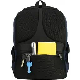 Рюкзак шкільний Optima 17.5" USB Techno чоловічий 0.7 кг 16-25 л Синій з виділеними елементами (O97593-01) - мініатюра 2