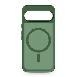 Чехол для Google Pixel 9 Pro XL, Uniq MagCase, зеленый, противоударный, панель-накладка с MagSafe, ударопрочный TPU+PC, с магнитом MagSafe, поддержка полноценной беспроводной зарядки, ArmorStandart (ARM80917) - мініатюра 2