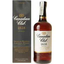 Віскі Canadian Club Original 5 yo Blended Canadian Whisky, 40%, 1 л