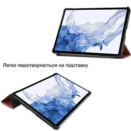 Чохол до планшета BeCover Smart Case Samsung Galaxy Tab S10 Lite SM-X400/406 10.9" Red Wine (713844) - мініатюра 5