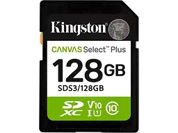 Карта пам'яті Kingston Canvas Select Plus SDXC Class 10 UHS-I U1 128 GB (SDS3/128GB)