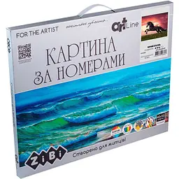 Картина за номерами ZiBi Art Line Чорний красень 40х50 см (ZB.64249) - мініатюра 2