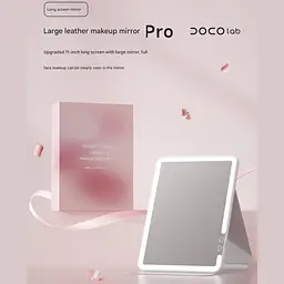 Дзеркало для макіяжу Xiaomi DOCO 11 " Daylight Portable Flat Mirror Pro Pink (324895) - мініатюра 7