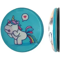 Тримач Поп Сокет New Glass (Скло) Baby Unicorn №15
