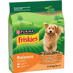 Сухий корм для дорослих собак Friskies Balance з куркою та овочами 2.4 кг - мініатюра 2