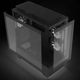 Zalman Корпус Chronix V2 без БР, 1xUSB3.0, 1xUSB2.0, 1x Type C, 2x120мм ARGB Reverse, 4x120мм ARGB, VGA 410мм, LCS ready, TG Side/Front Panel, ATX, чорний - мініатюра 6