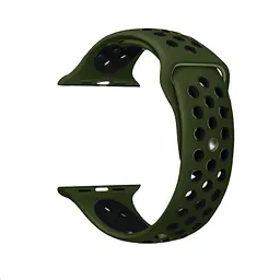 Ремінець Nike Sport Apple Watch 42/44/45/46/49 мм Olive Black L (30)